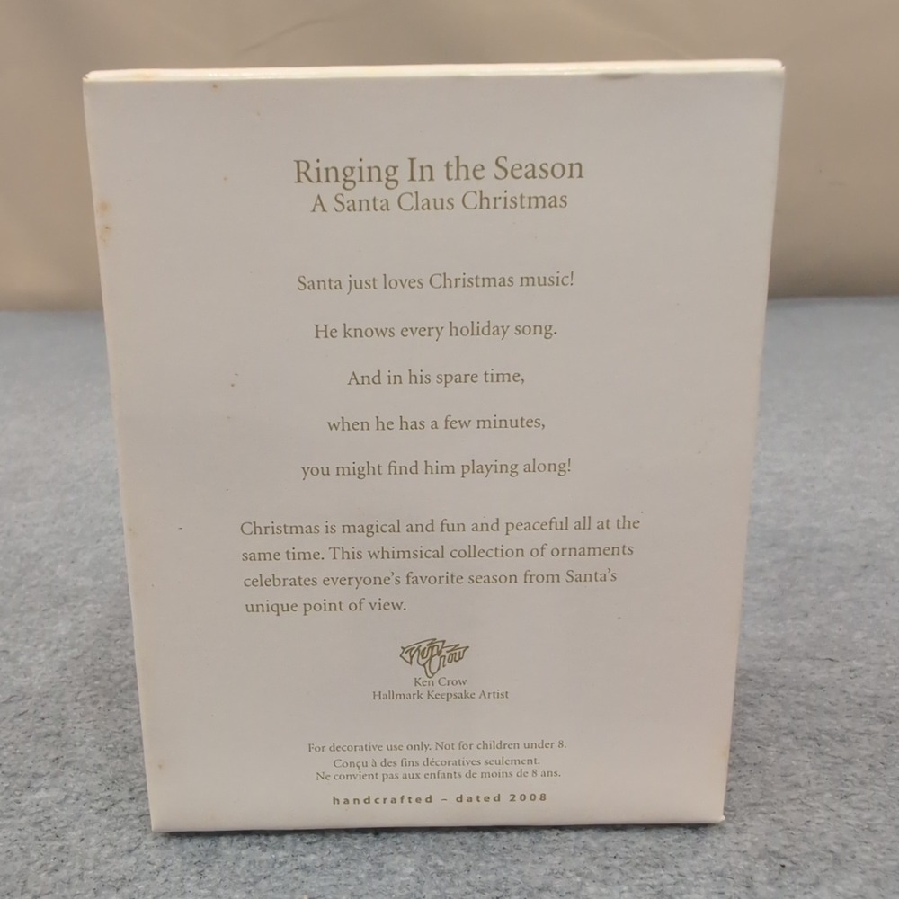 Hallmark Keepsake Ringing in the Season A Santa Claus Christmas Ornament 2008 - Picture 2 of 3